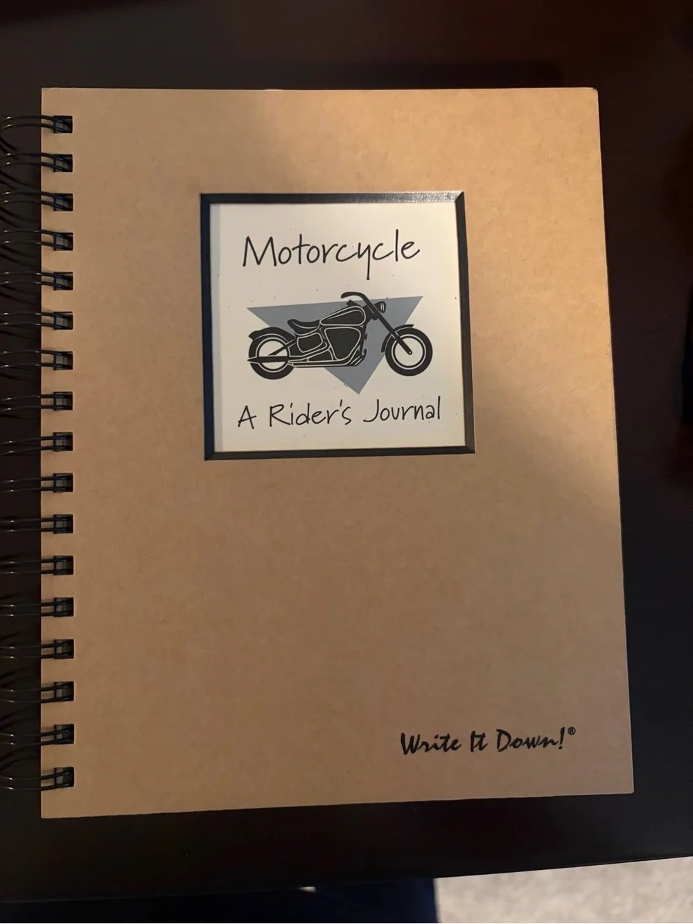 Motorcycle Rider's Journal - Kraft Cover